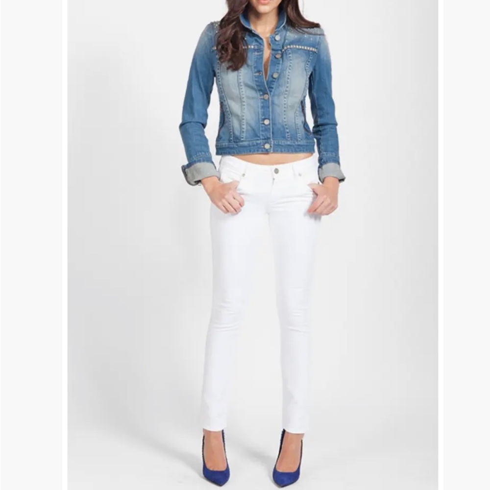 Paige White Peg Skinny Jeans - Size 26